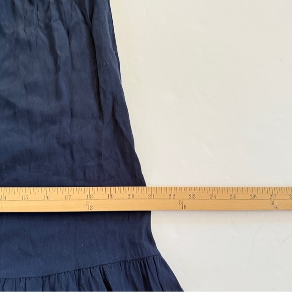 Loft Embroidered Boho Ruffle Dress Medium - Picture 9 of 11